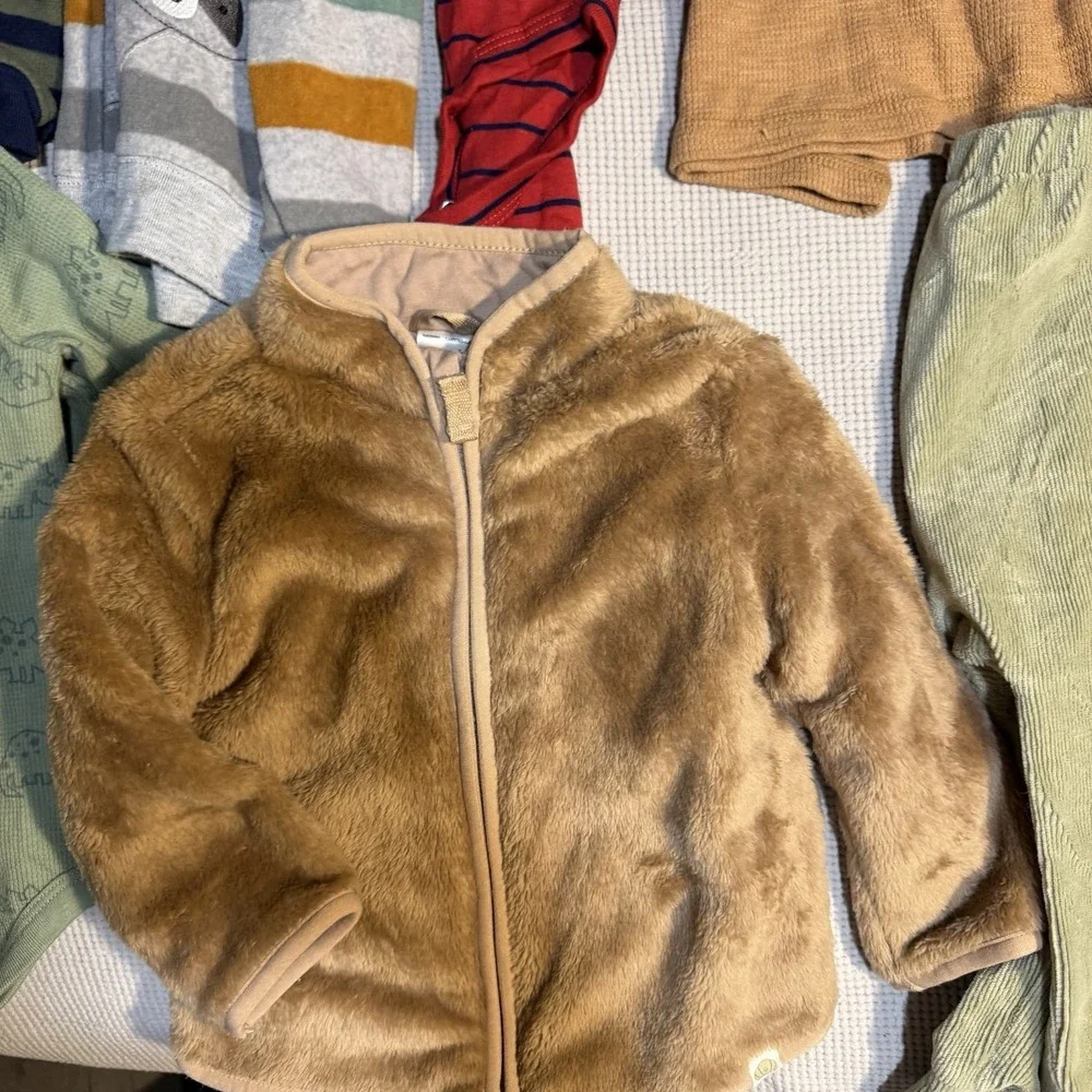 Baby Boy 12-18 Months Outfits Clothes Lot Of 9 Fall Winter Jackets Long‎ Sleeve